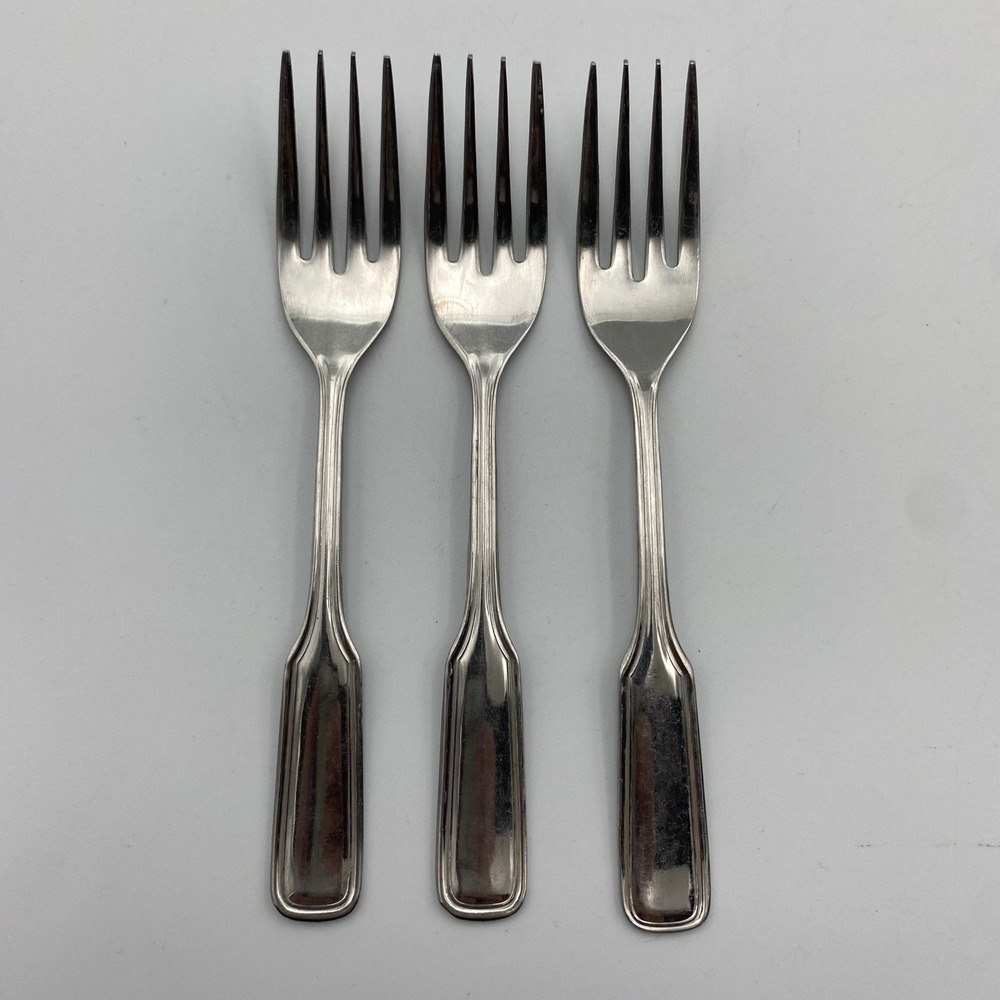 Dynasty Salad Forks Vintage Stainless Steel Japan‎ Set of 3 Replacement Flatware